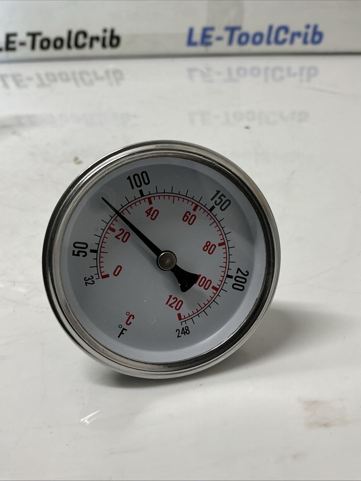 PIC Gauge B2B1-K 0-120°C 32-248°F Bimetal Thermometer 1/2 NPT H-590