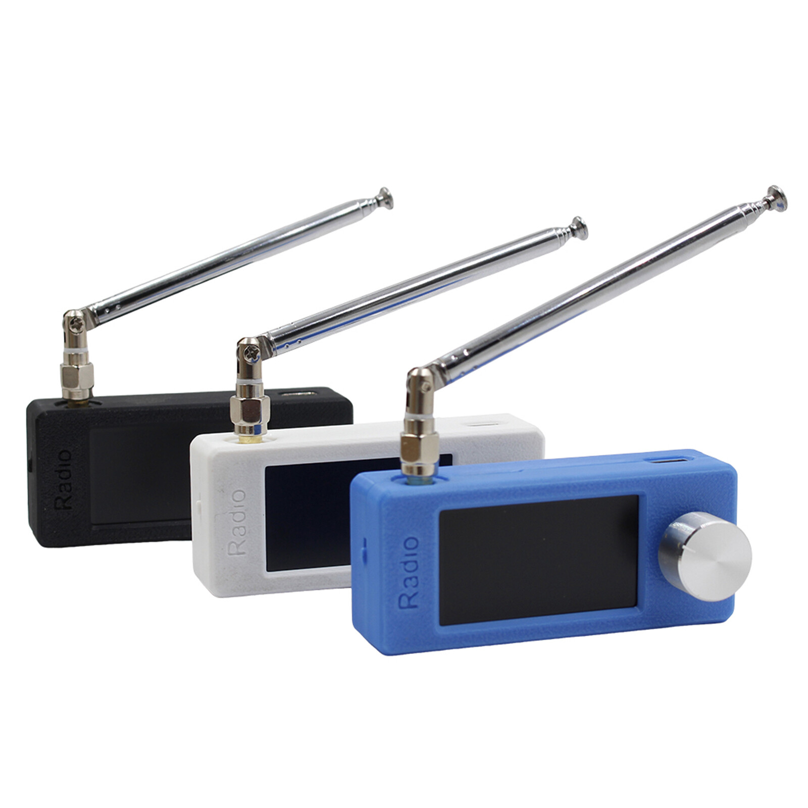 SI4732 Portable Radio 0.5-108MHz LSB USB Mini Pocket Radio 1.9-inch IPS Display
