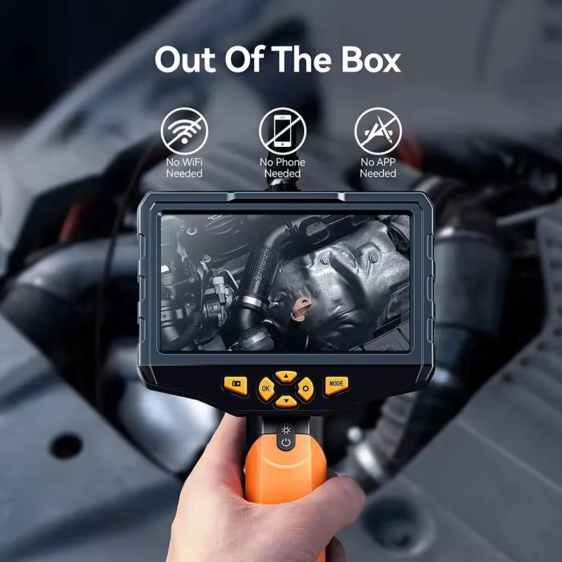 9.8ft Semi-Rigid wire3.9mm Lens Endoscope Industrial Inspection Borescope Camera