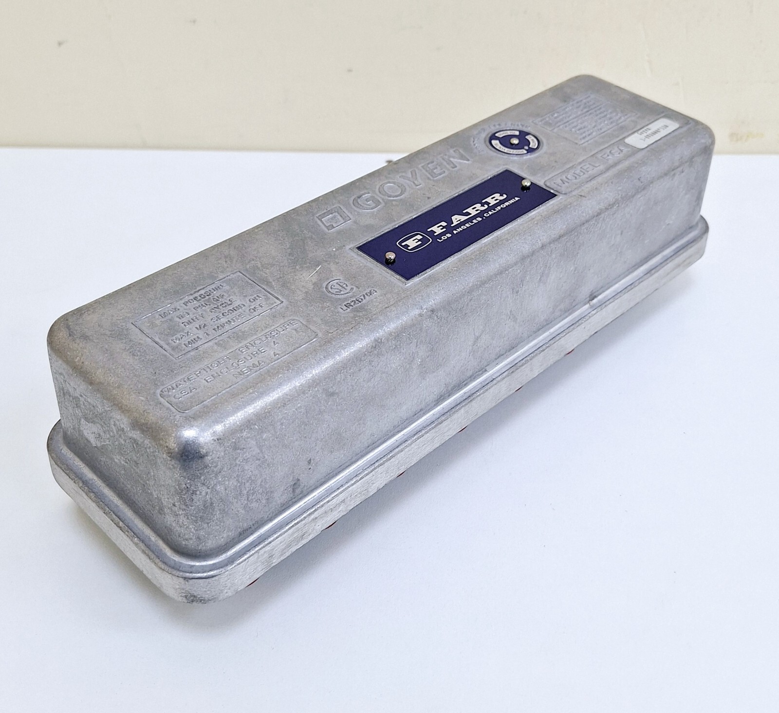 GOYEN RCA 3-8V6000*330 / 1/8IN NPT Pneumatic Pilot Valve Enclosure