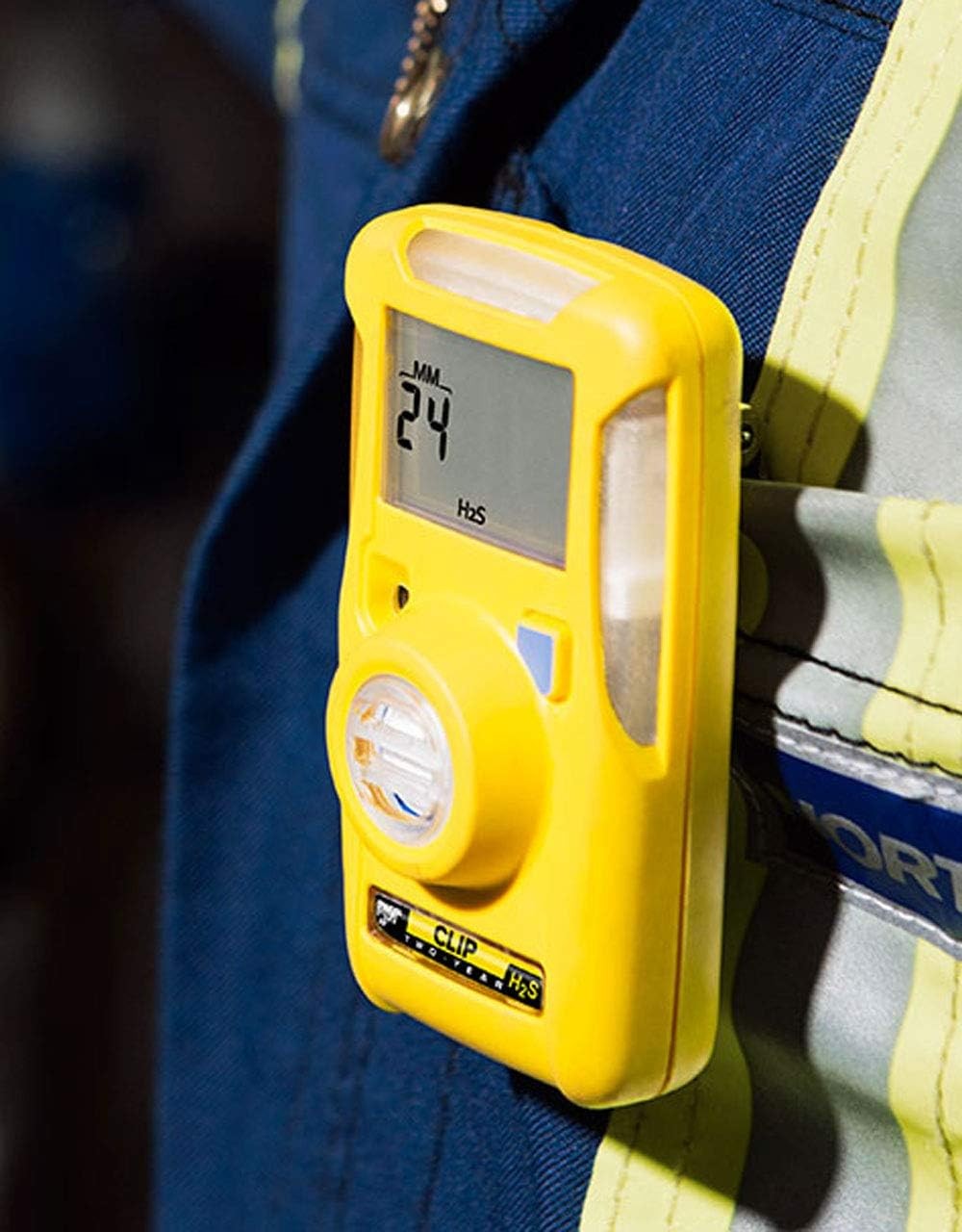 BW Technologies Corded Electric BWC2-H Clip Single Gas H2S Monitor, 1 Pack