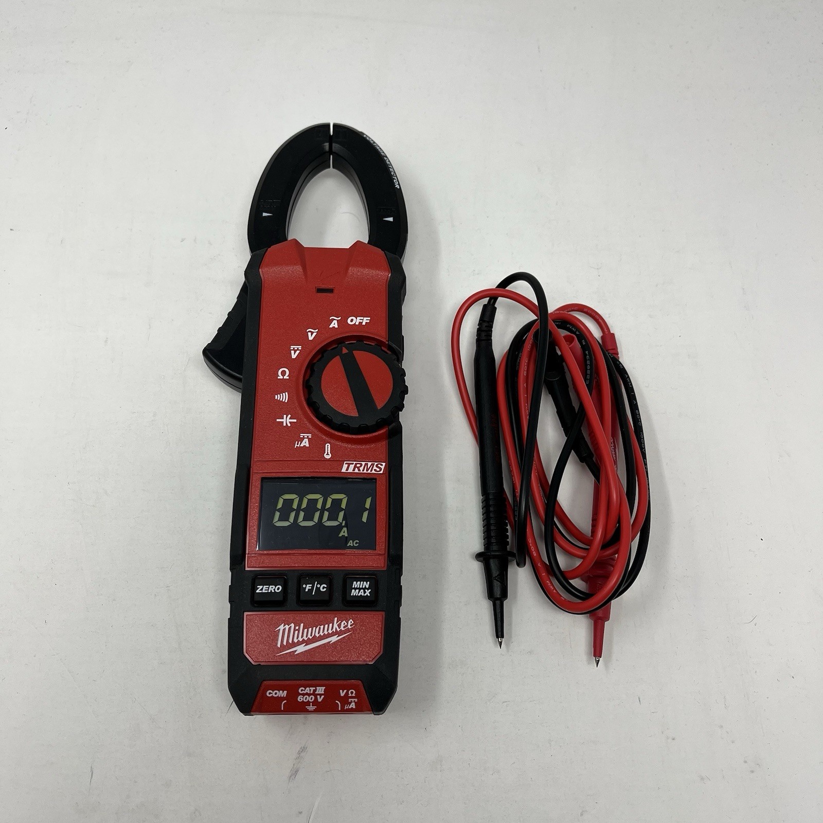 Used Milwaukee 2236-20 Clamp Meter for HVAC/R 600amp CAT III 600v