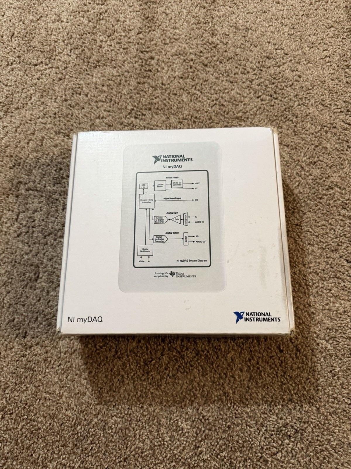 NI National Instruments USB myDAQ Kit + Probes for LabVIEW (Pre-owned)