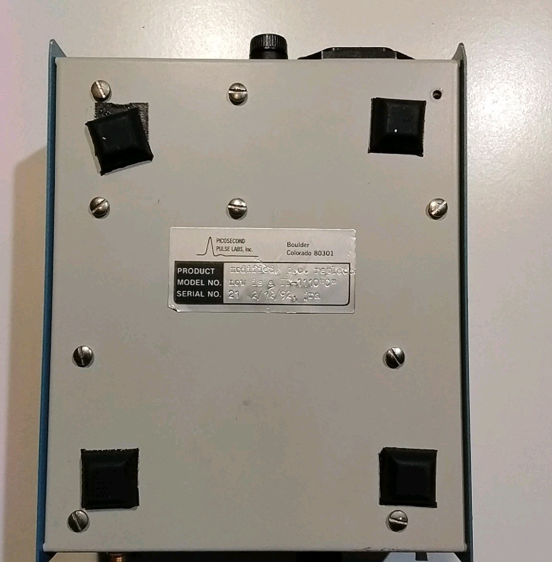 Picosecond Pulse Labs Tunnel DIODE Pulse Generator Model TD-1110A / C TESTER
