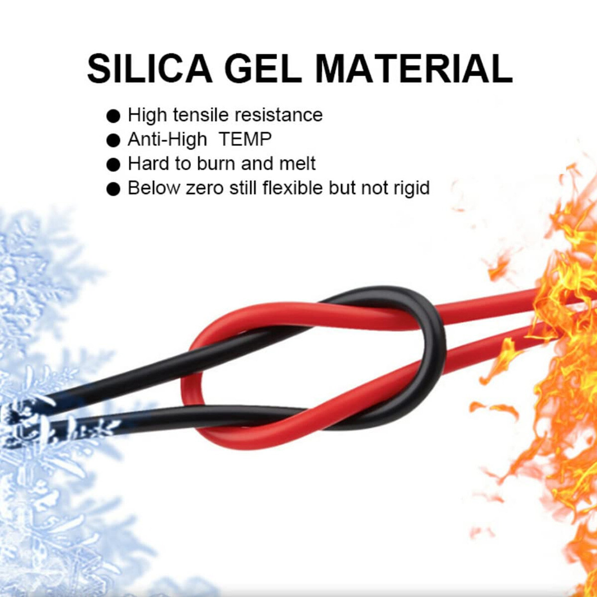 1000V 20A Soft Silicone Multimeter Test Leads for Digital Multimeters Voltmeters