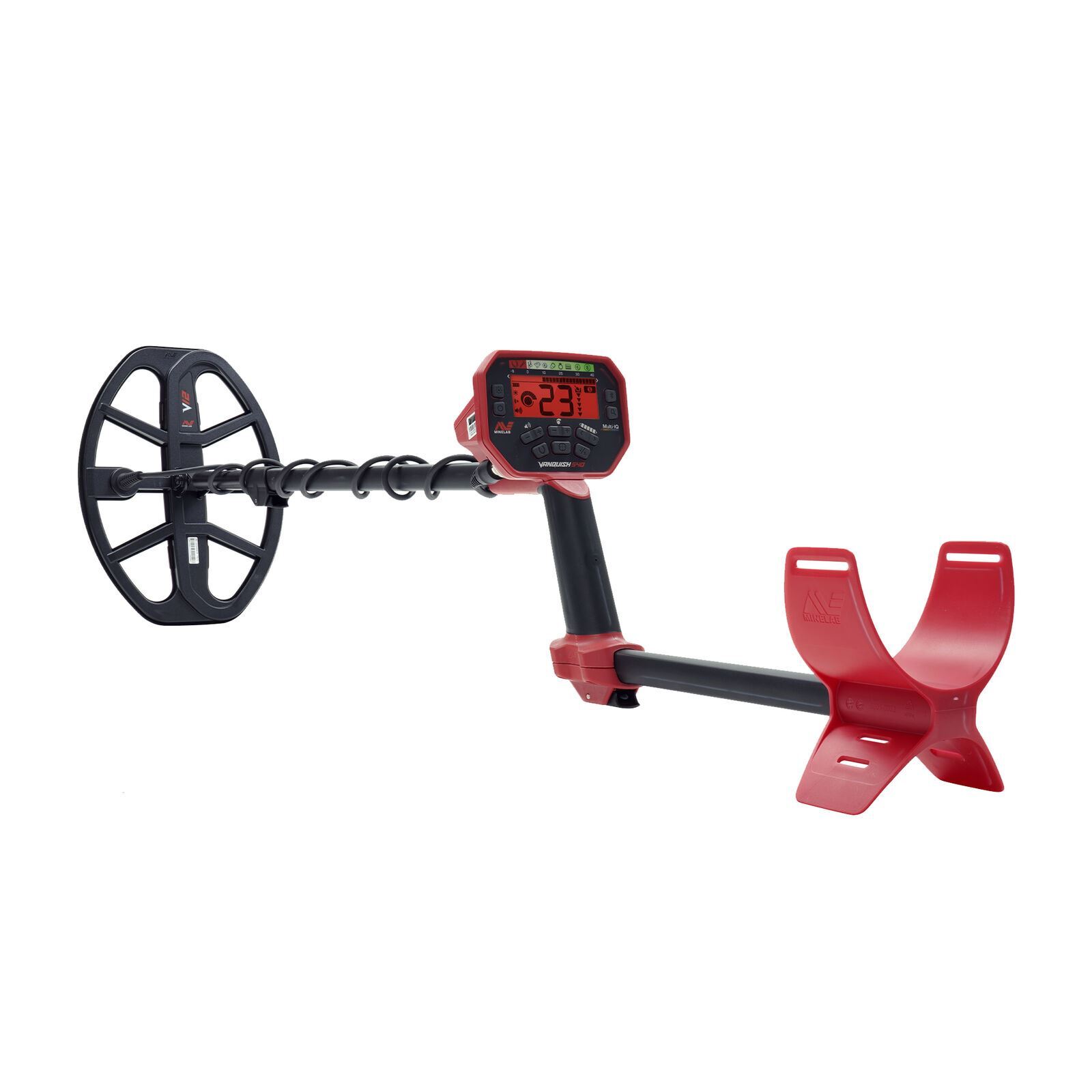 Minelab VANQUISH 540 Metal Detector with V12 12″ x 9″ Waterproof DD Coil