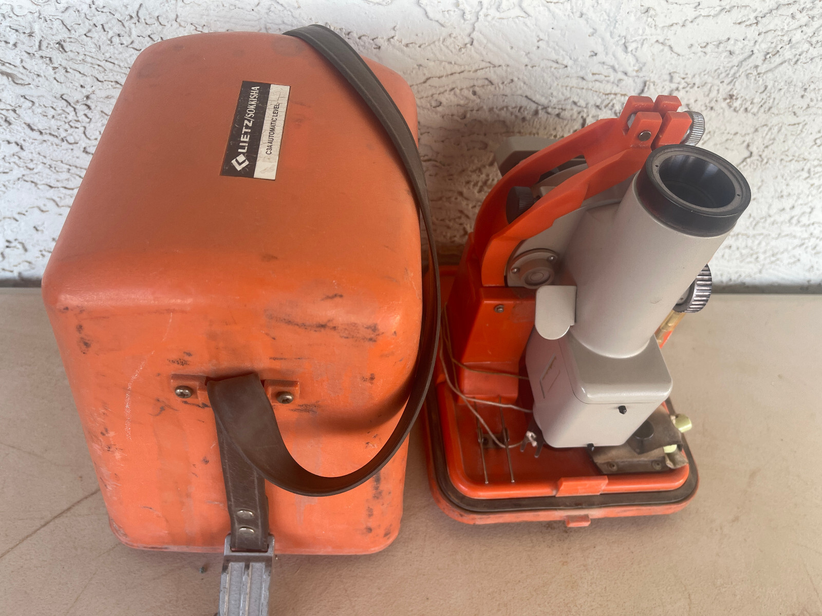 Lietz Sokkisha Automatic Level C3A Hard Case & Pentax Tripod Engineer Surveyor