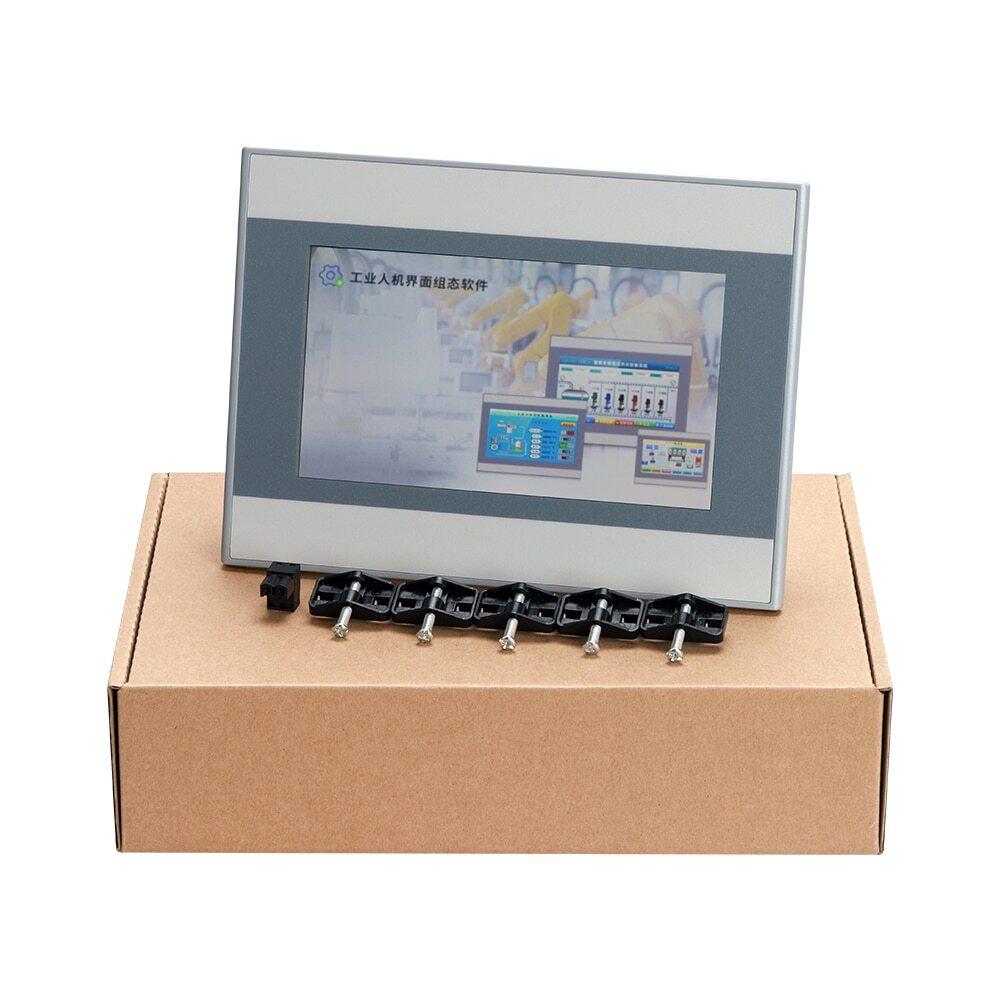 AMSAMOTION 7” 4.3″ Inch HMI Touch Screen Compatible with MT8071IE Control Panel