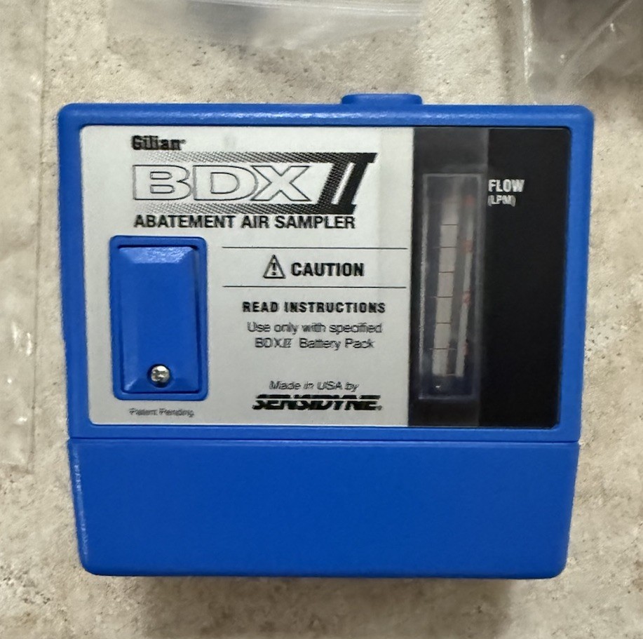 Sensidyne Gilian BDX II Abatement Air Sampler Industrial Testing Unit Open Box