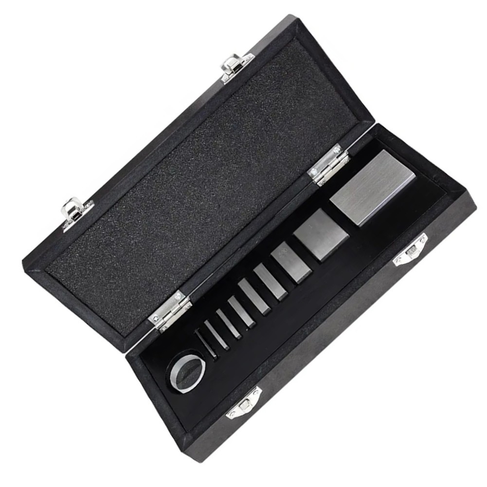 Calibration Kit Includes 9 Gage Blocks and Optical Flat NIST Certified