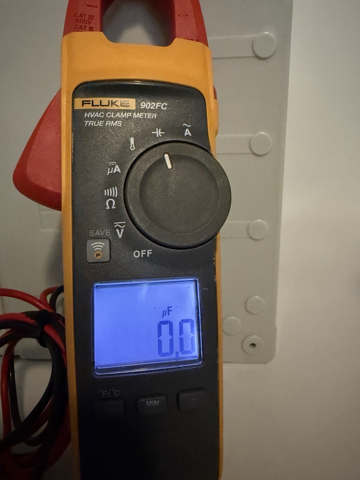 Fluke 902FC True RMS HVAC Clamp Meter TESTED As-Is No Temp Probe Free Shipping