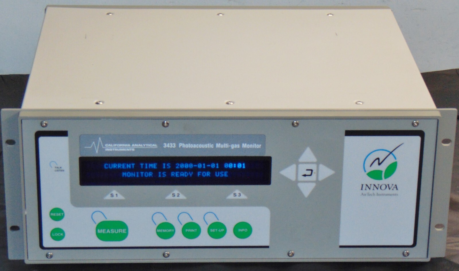 Innova Model 3433 Photoacoustic Multi-Gas Monitor California Analytical 3433A