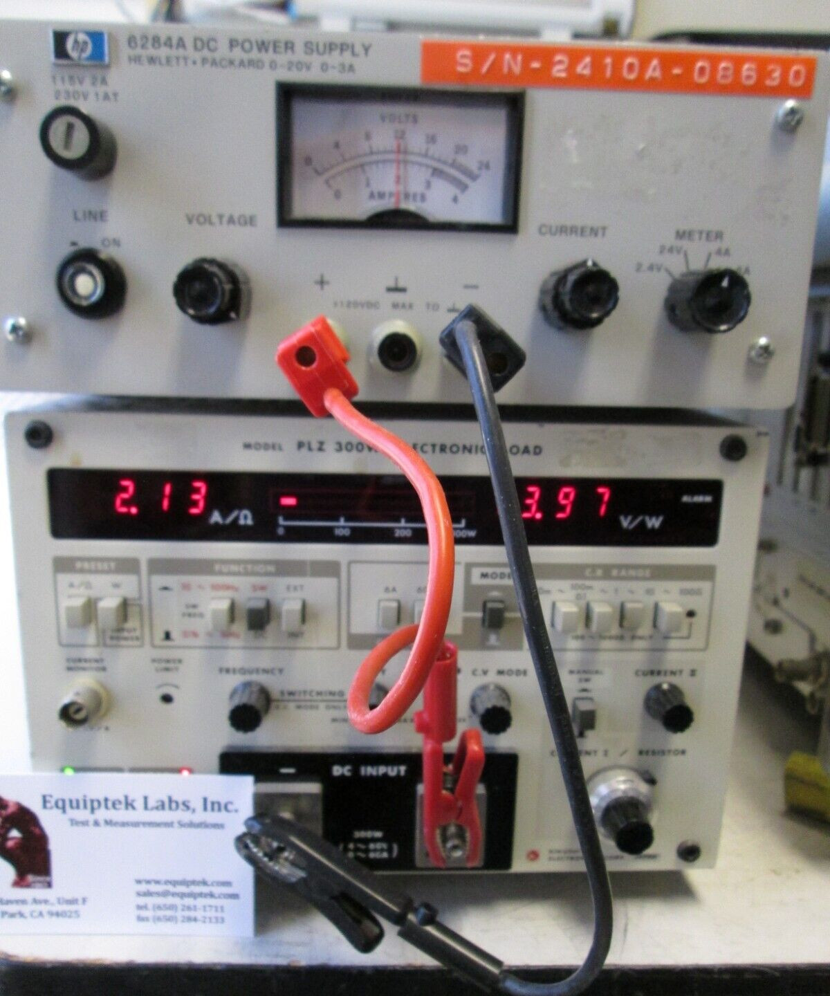 HP 6284A 20V 3A 60W Power Supply Option 40 FULLY TESTED! fully protected output