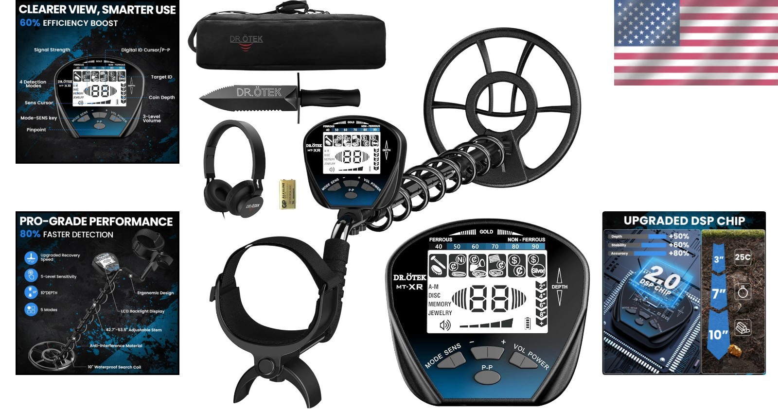 Metal Detector for Adults with Beginner Friendly Design