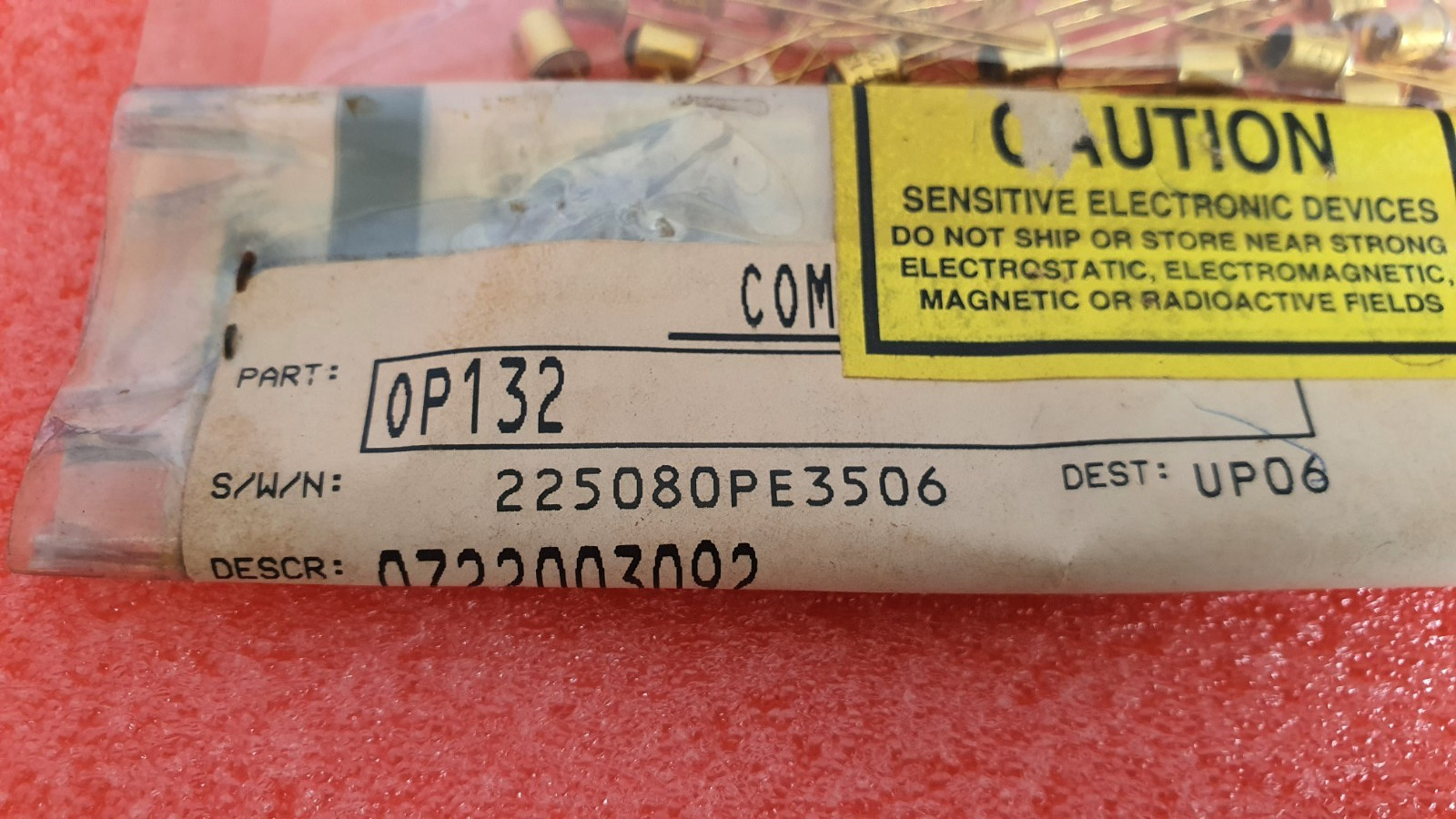 ar1 OPTEK OP132 Infra Red Emitter Yr 97, new old stock, Mexico, Qty – 35 pcs