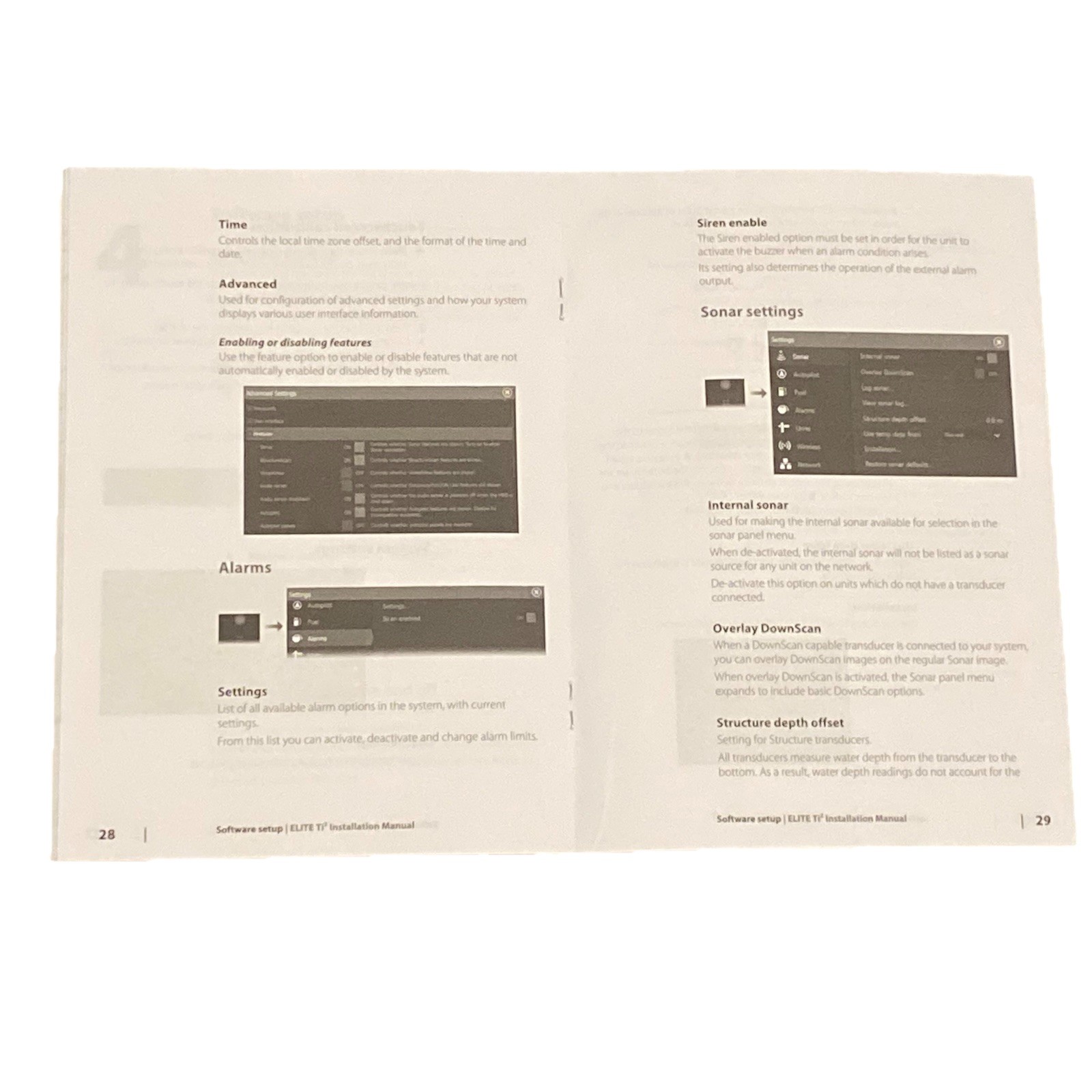 Original Lowrance Elite Ti2 Installation Manual Quick Guide Mounting Templates