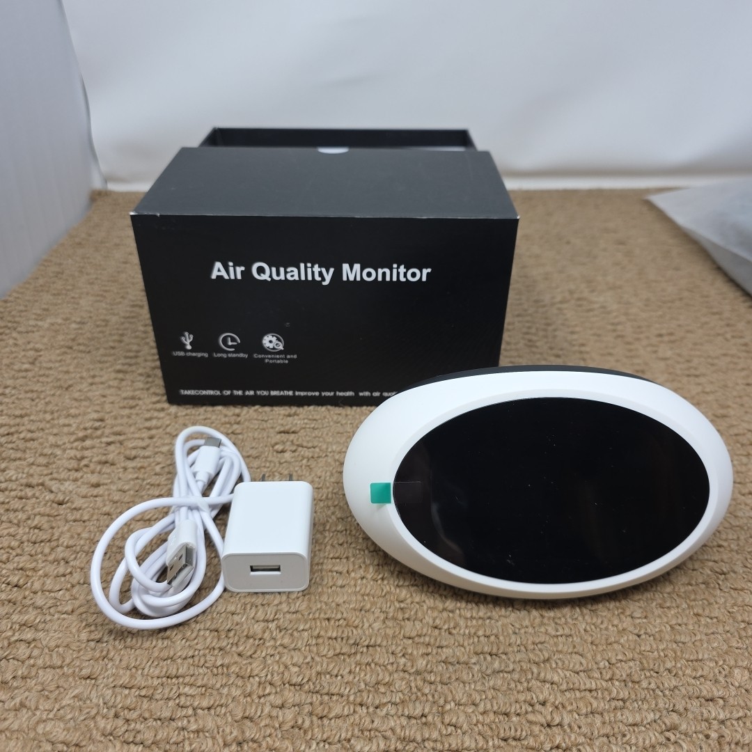 12 in 1 Air Quality Monitor Indoor- Portable Indoor Air Quality Meter for CO2