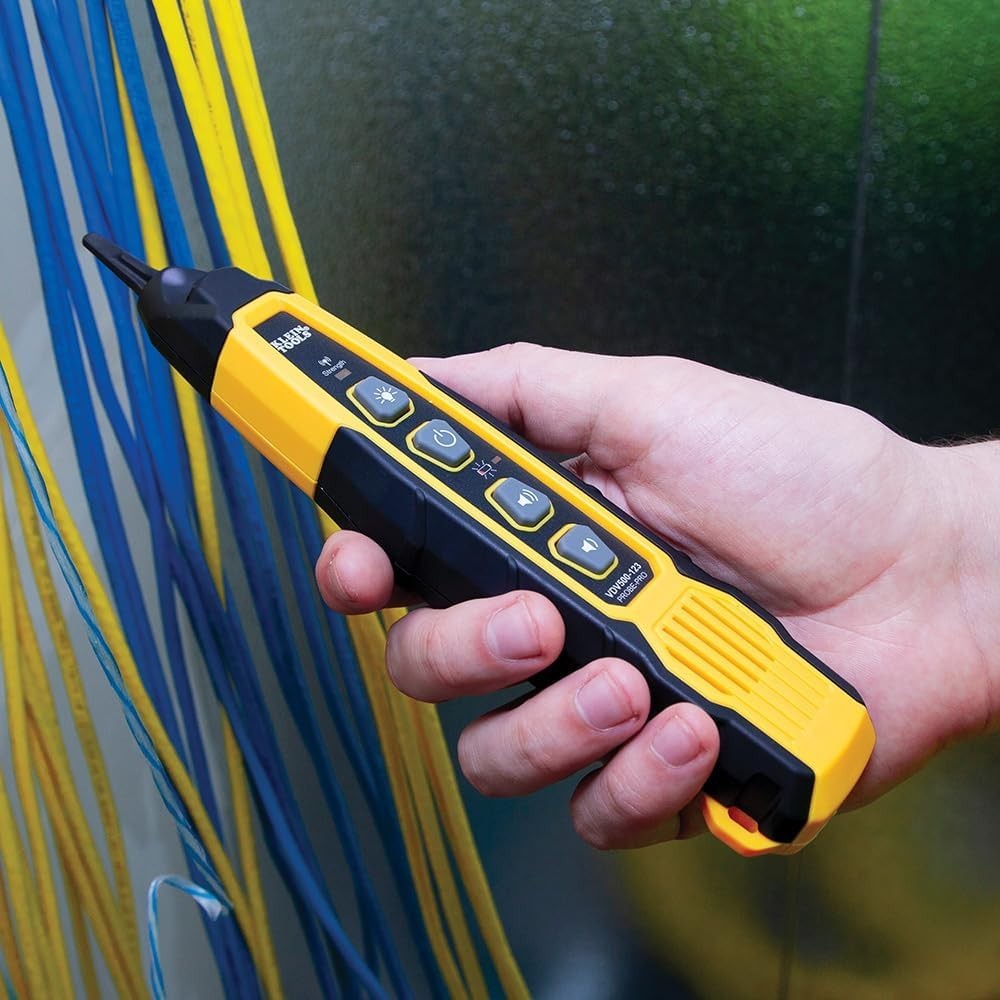 Versatile Wire Tracing Probe with Work Light & Headphone Jack for Electricians