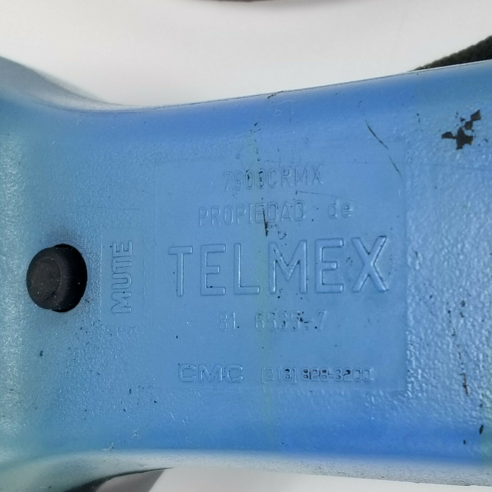 Telmex Lineman’s Test Butt Set Telephone 7900 CRMX Mexico Vintage