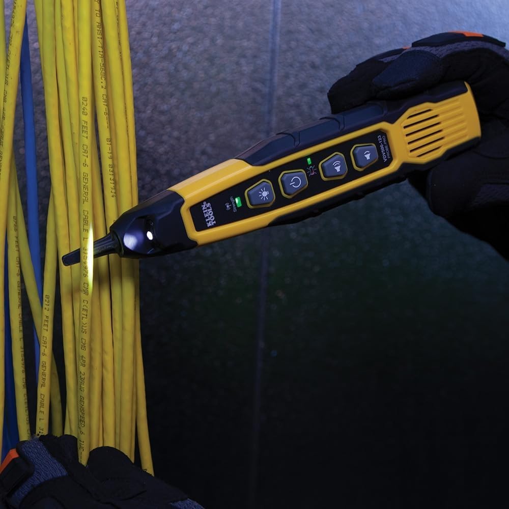 Versatile Wire Tracing Probe with Work Light & Headphone Jack for Electricians