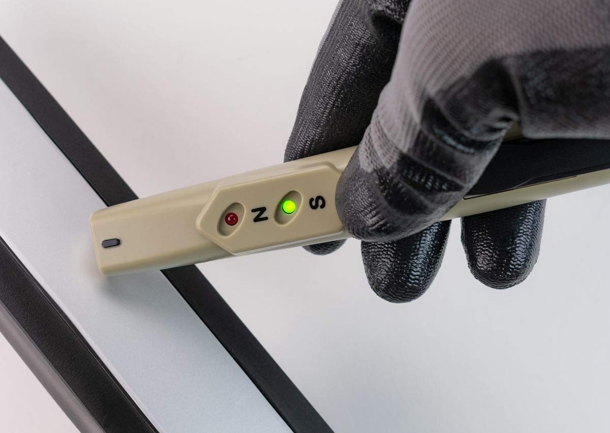 Magnetic Voltage Tester, Compact Digital Multimeter, LED Display, Blue Color