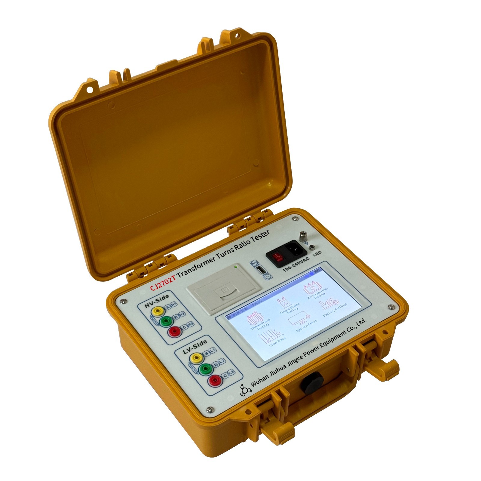 JH2702T Transformer Turns Ratio Tester With English/Spanish/French/Portuguese