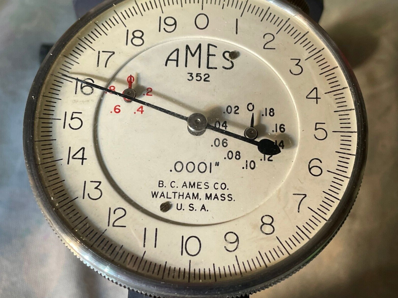 Axial Strain Gage Set Ames 352 Dial Indicators Laboratory Devices