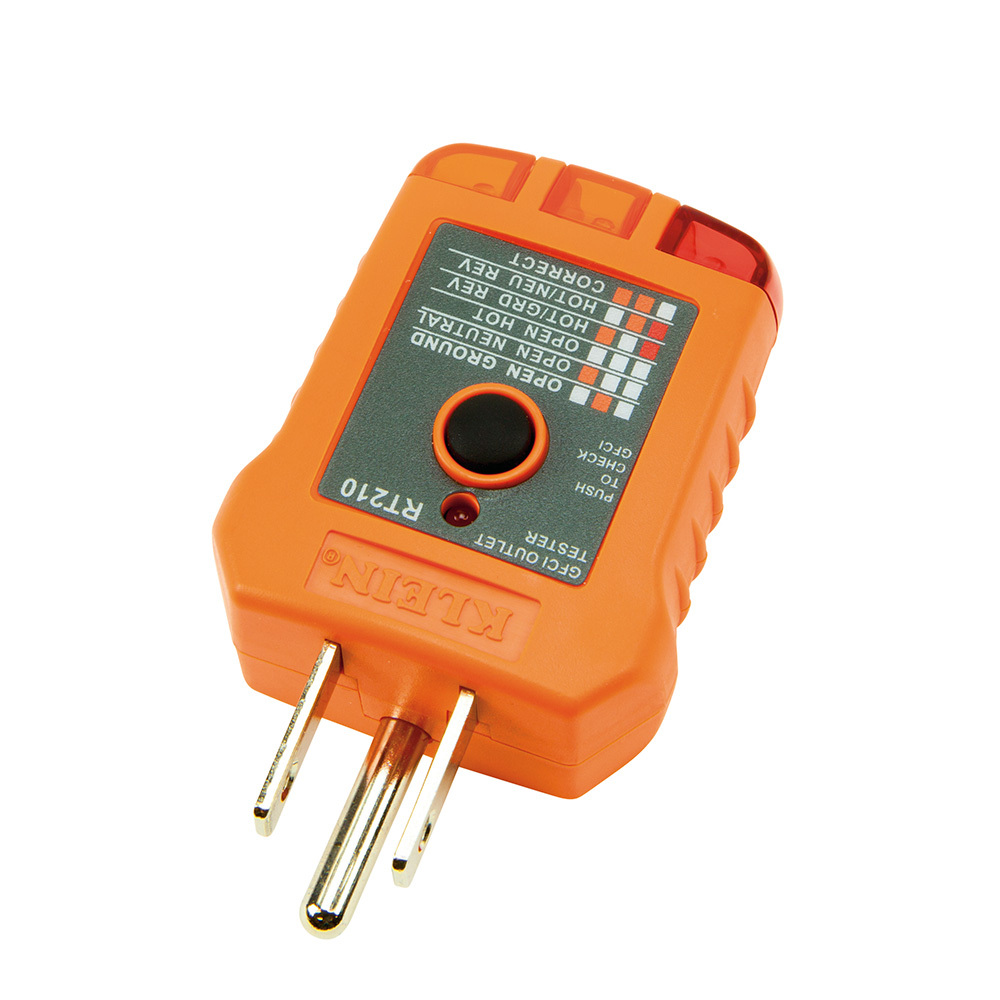 KLEIN RT210 GFCI RECEPTACLE TESTER USA SELLER