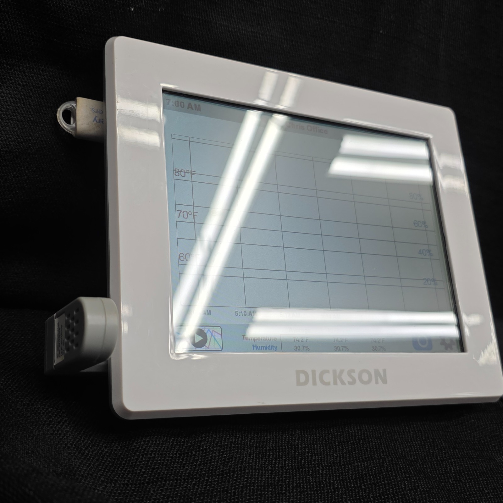 Dickson TSB Touchscreen Data Logger USB + RTHR Sensor USED
