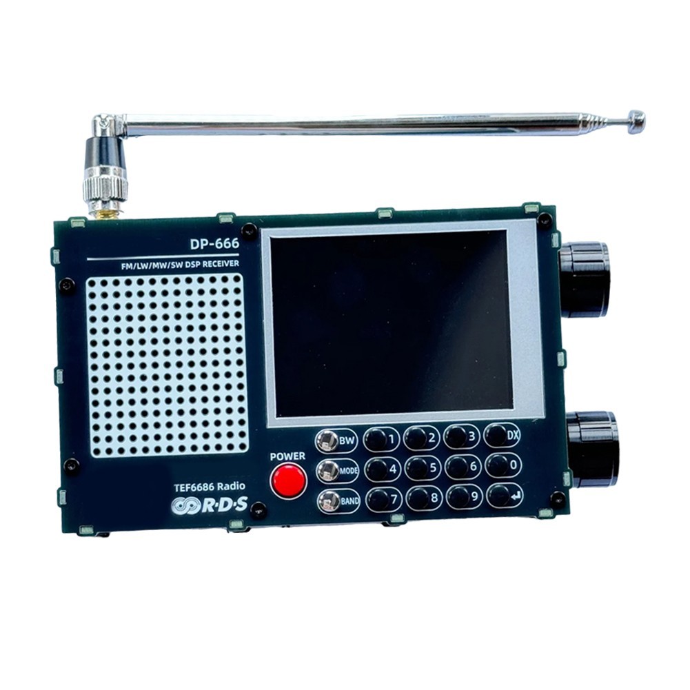 for fm AM Shortwave Radio DP666 with Touchscreen and Multi Language Support