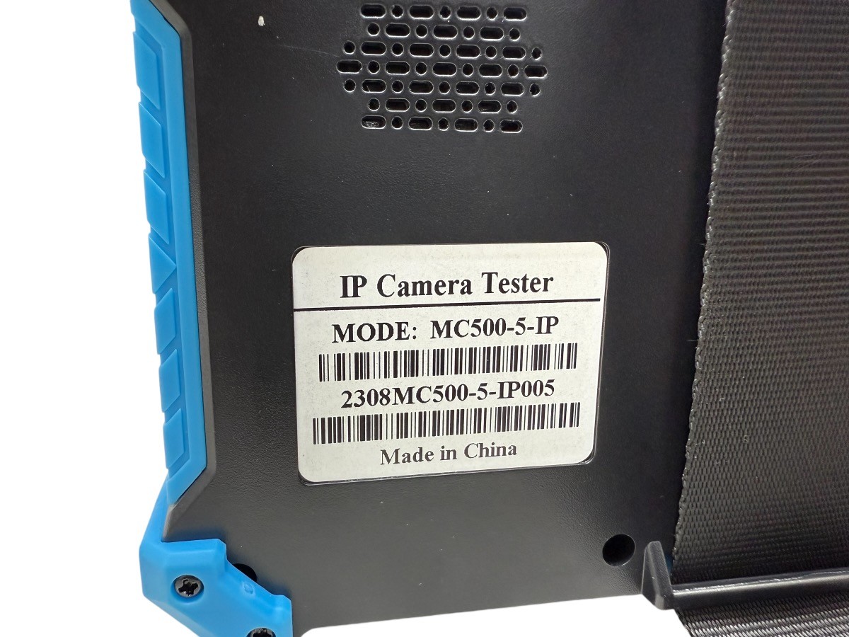 IP CAMERA/CCTV TESTER 5″ TOUCHSCREEN MODEL: MC500-5-IP! (CMP104791)