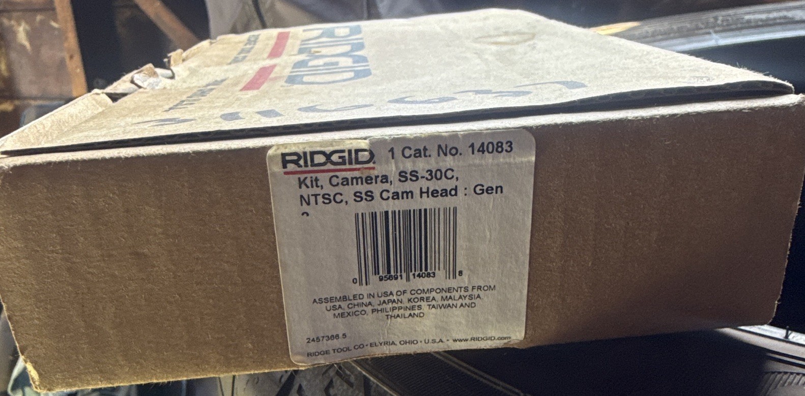 RIDGID SeeSnake Camera Kit SS-30C 14083 Semi-Rigid NTSC SS Cam Head
