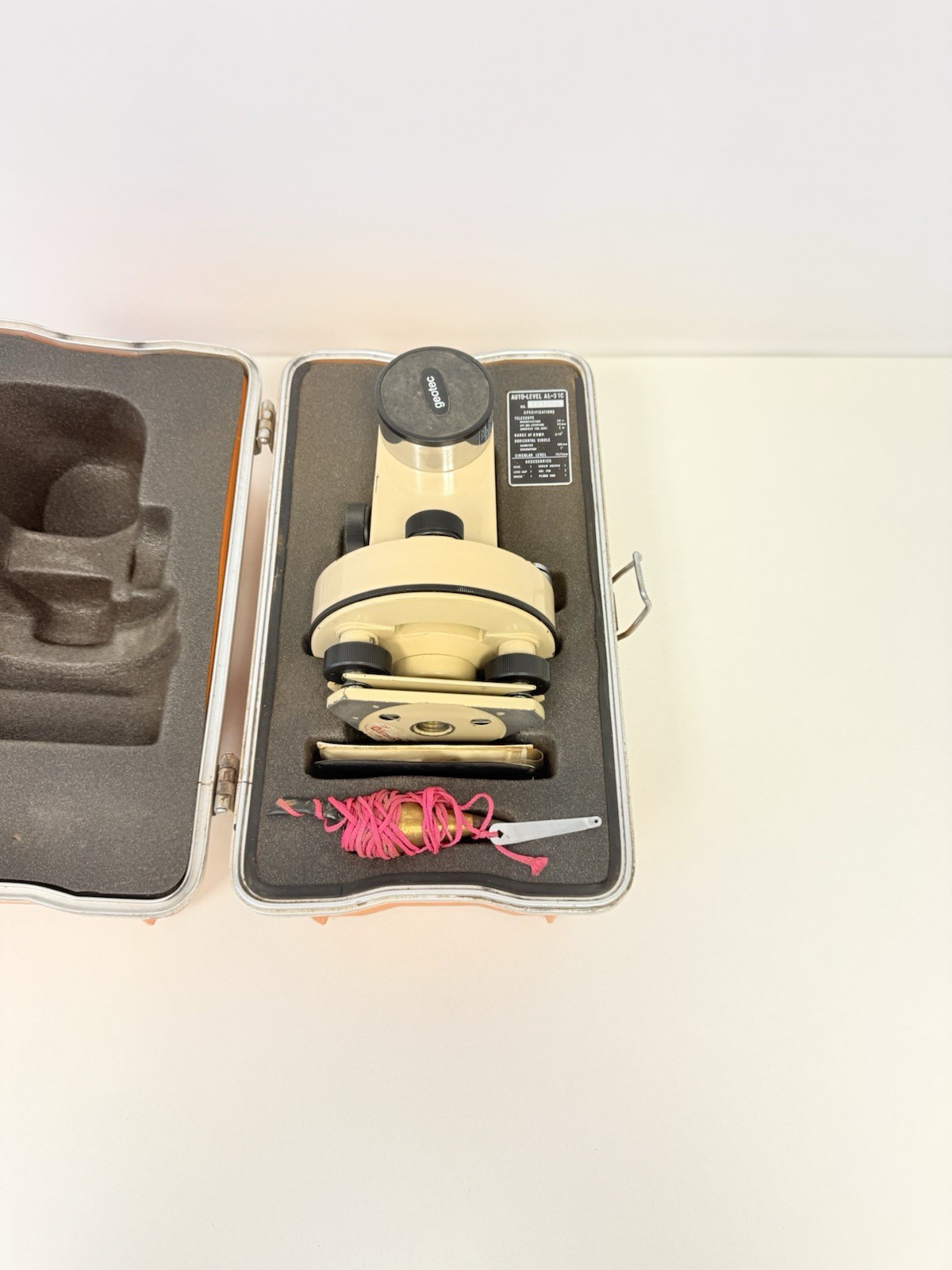 Geotec AL-31C 22x Auto Level Transit W/ Case Surveyor