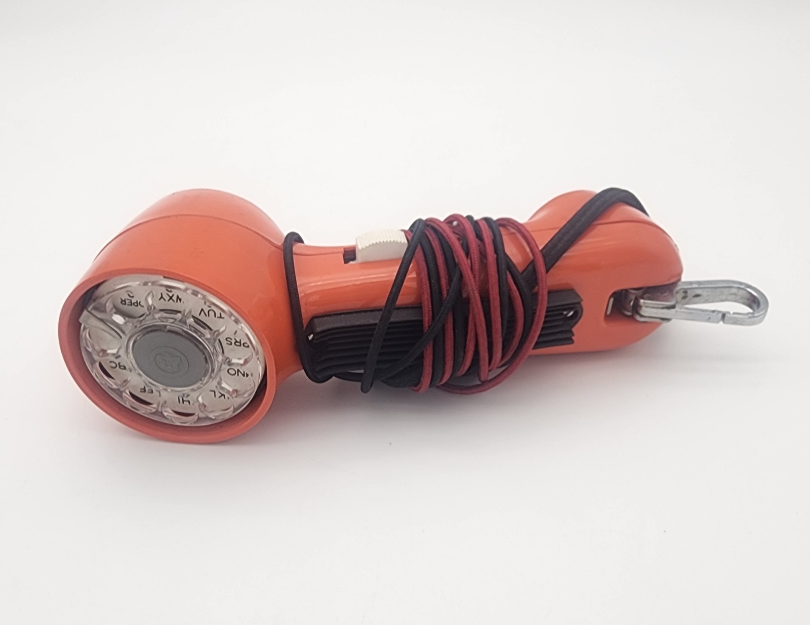 Vintage Lineman Western Electric Telephone Phone Test Bell Systems Tester Orange