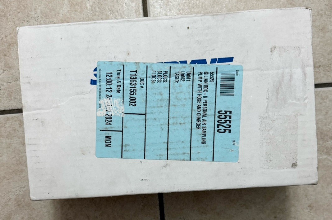 Sensidyne Gilian BDX II Abatement Air Sampler Industrial Testing Unit Open Box