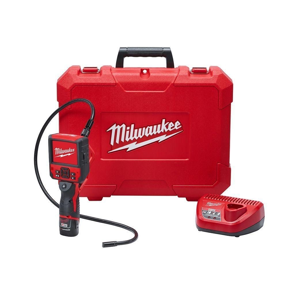Milwaukee M12 2315-21 M-Spector Flex 3 Ft. Cordless Inspection Camera Cable Kit