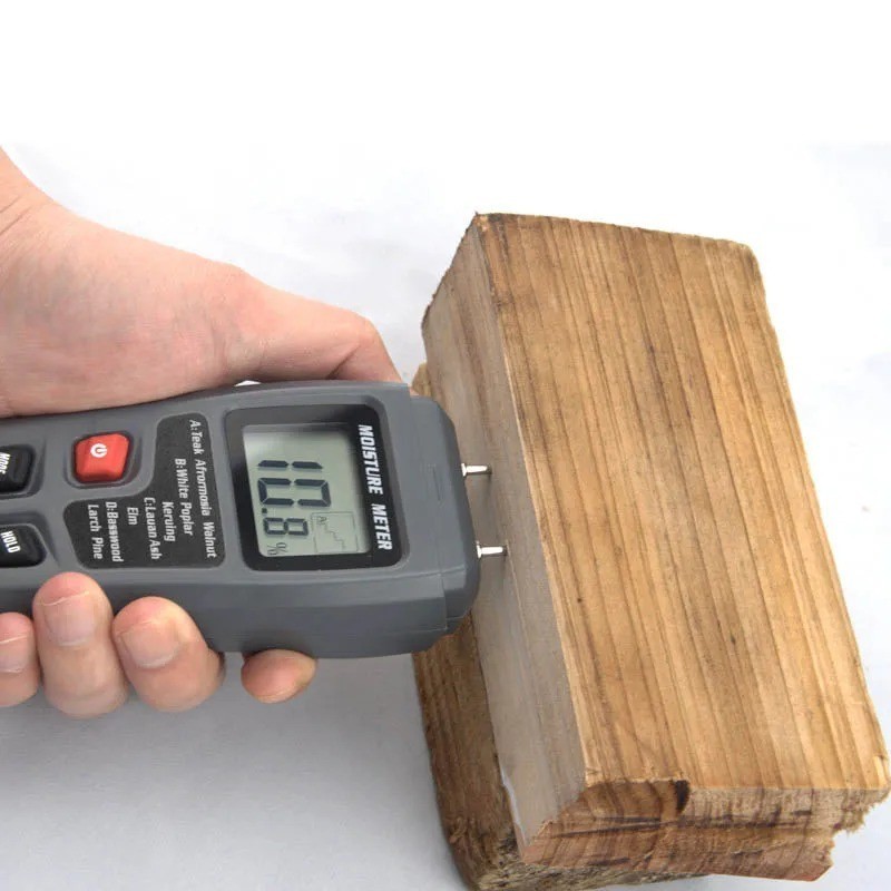 Digital LCD Wood Moisture Meter Detector Tester Wood Firewood Paper Cardboard