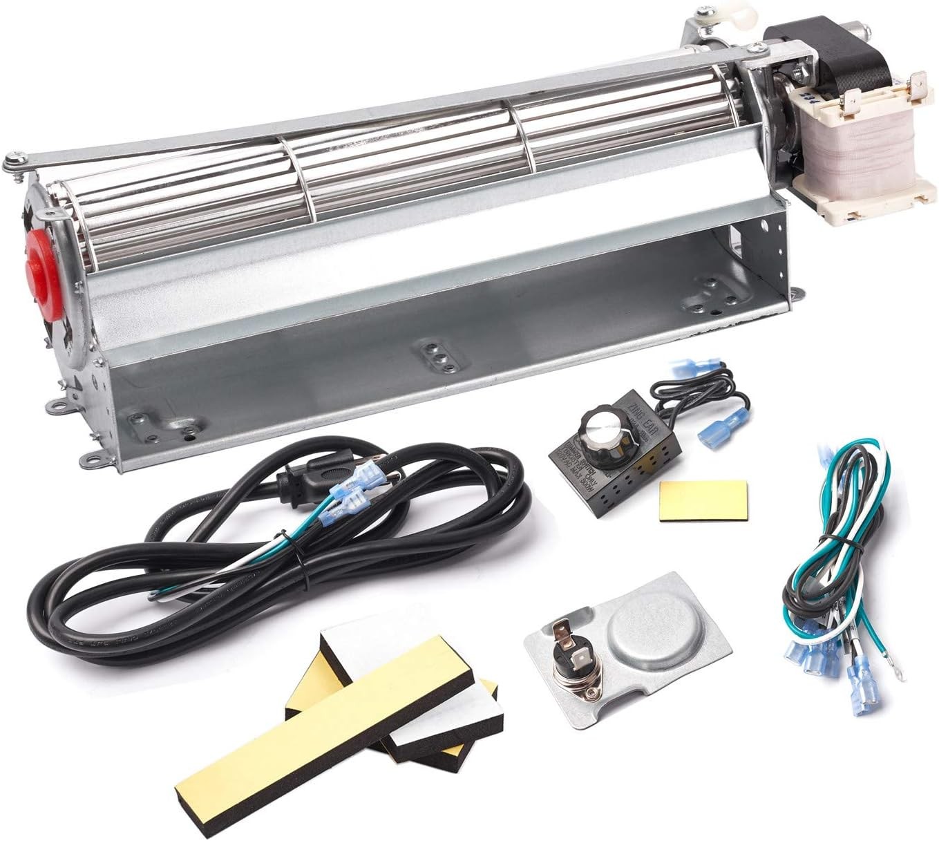 Replacement Fireplace Blower Kit for 3.23″ x 3.73″ x 12.5″