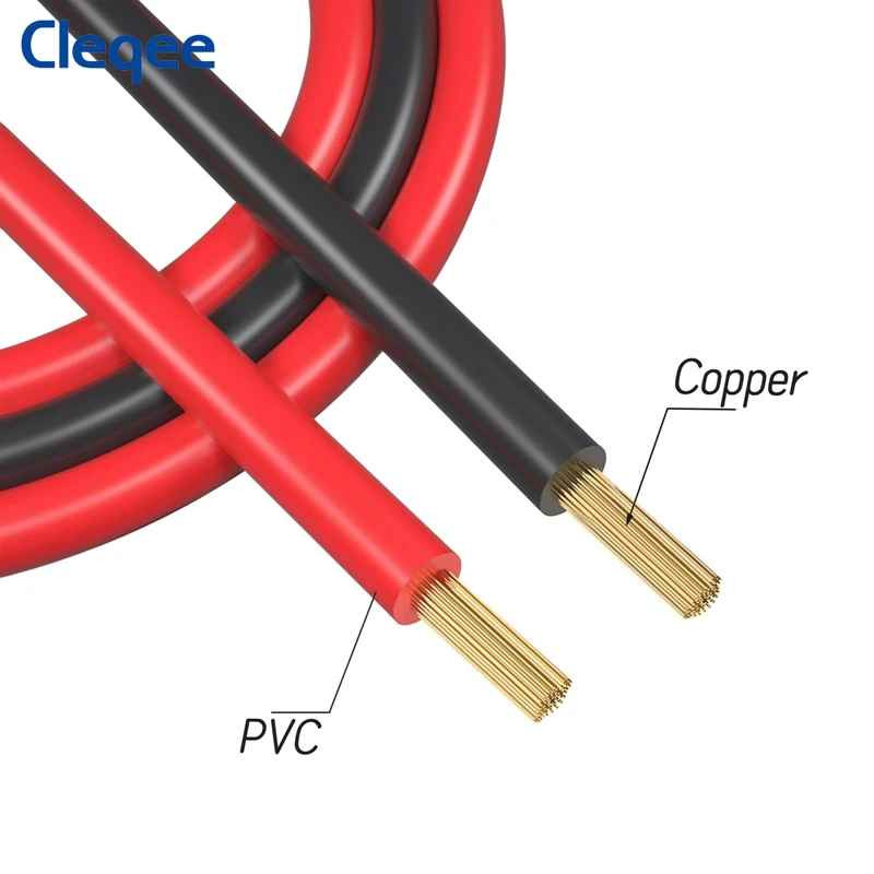 2PCS Alligator Clips Electrical Multimeter Test Leads 1500V/15A Jumper Wires Set