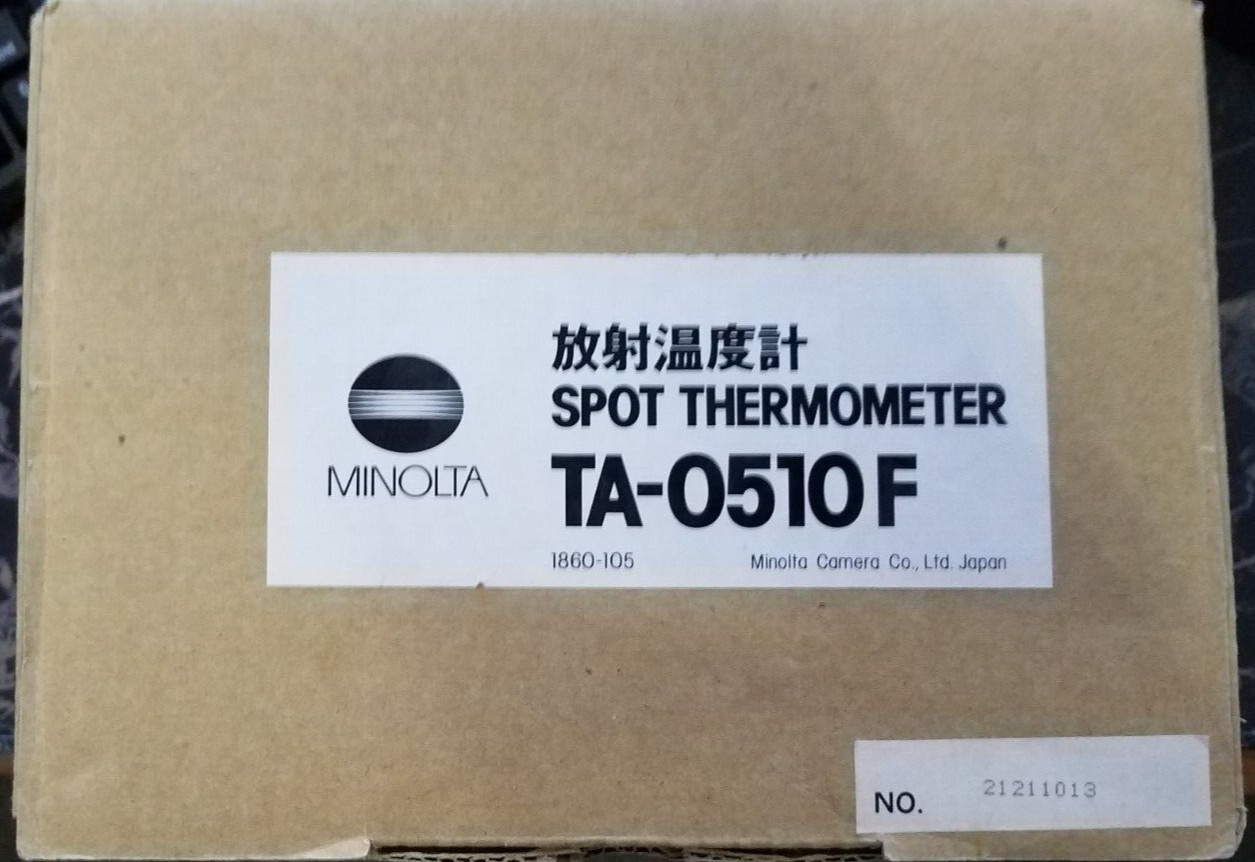MINOLTA TA-0510F (Autofocus) AF SPOT Thermometer -50 to +1000 ° C