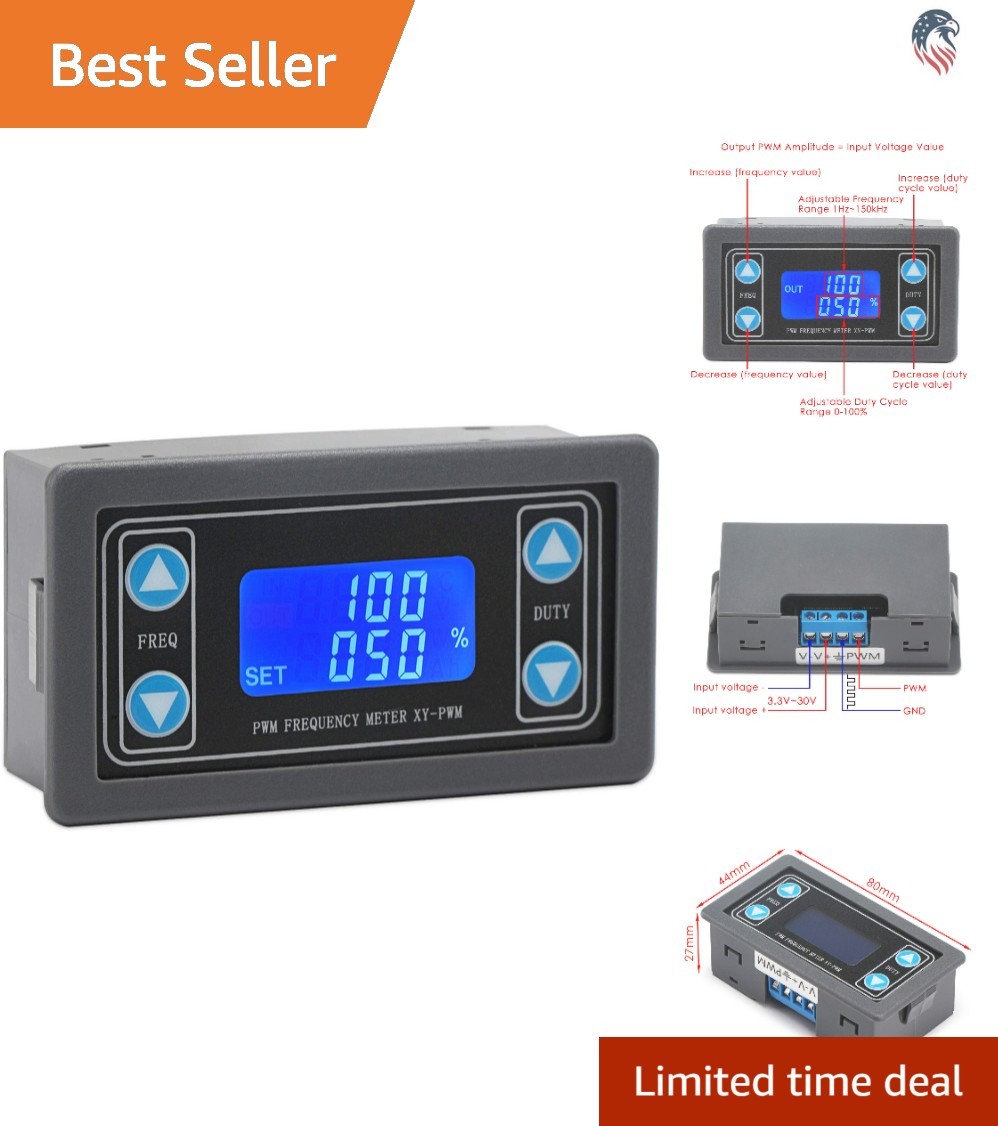 Compatible Signal Generator DC 3.3-30V PWM Frequency Duty Cycle Rectangular S…