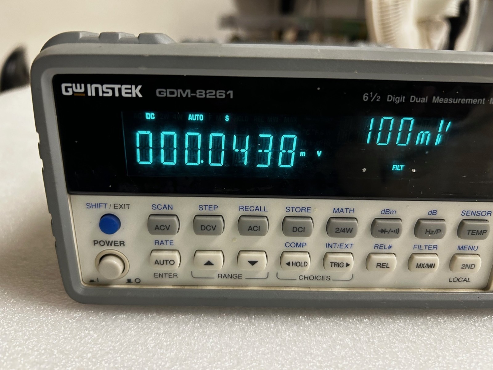 GW Instek GDM-8261 Dual Display Digital Multimeter – Pro Used – Clean