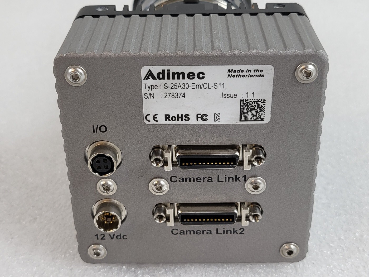 Adimec S-25A30-EM/CL-S11 CAMERA + 35MM 1:2.8, L3528LM LENS