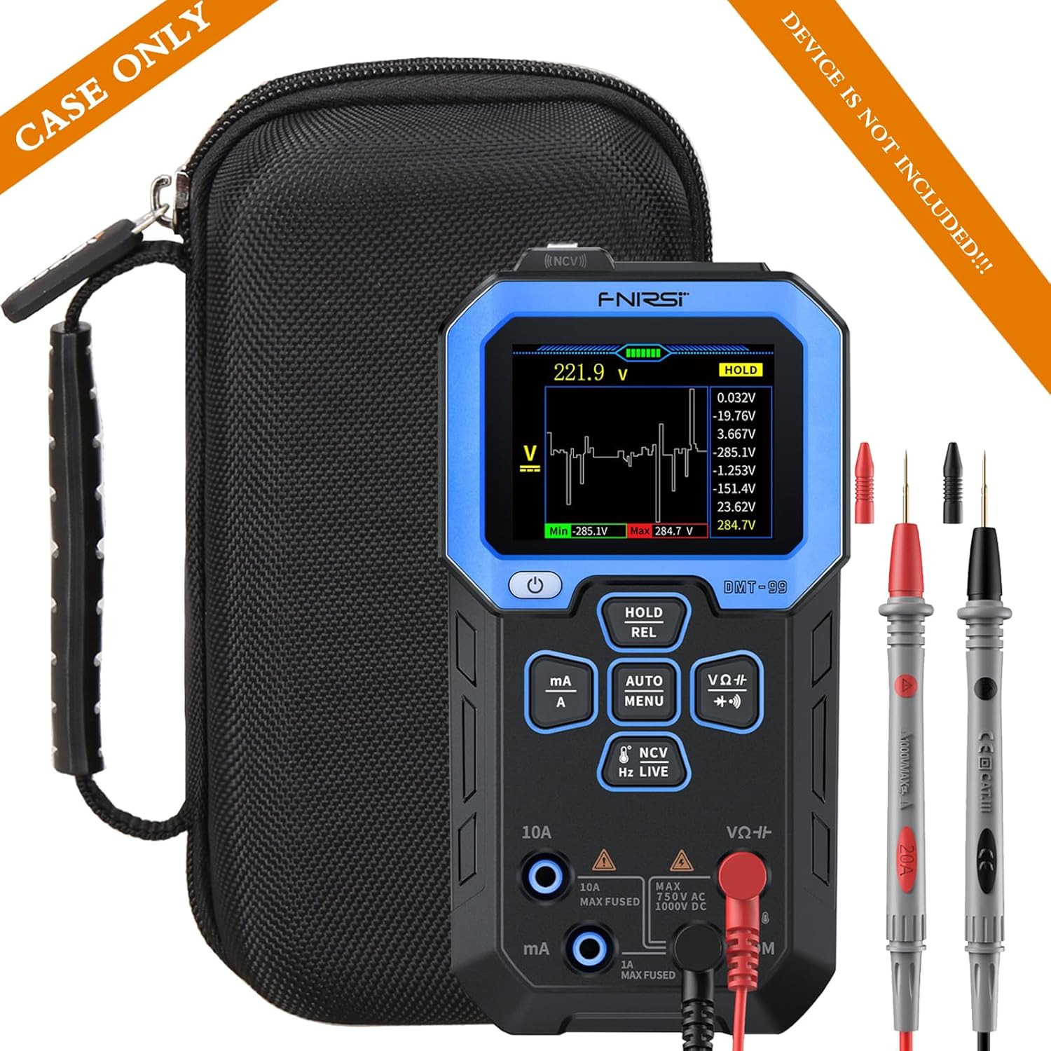 Portable Hard Storage Case, for FNIRSI DMT-99 Digital Multimeter 9999 Counts …