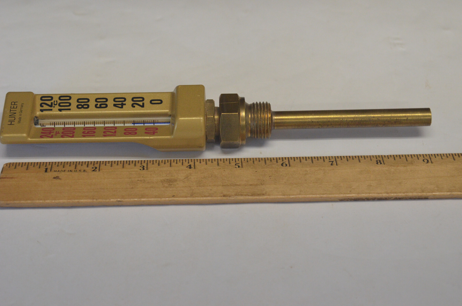 HUNTER Industrial Thermometer 40-240F/ 0-120c (5-C)