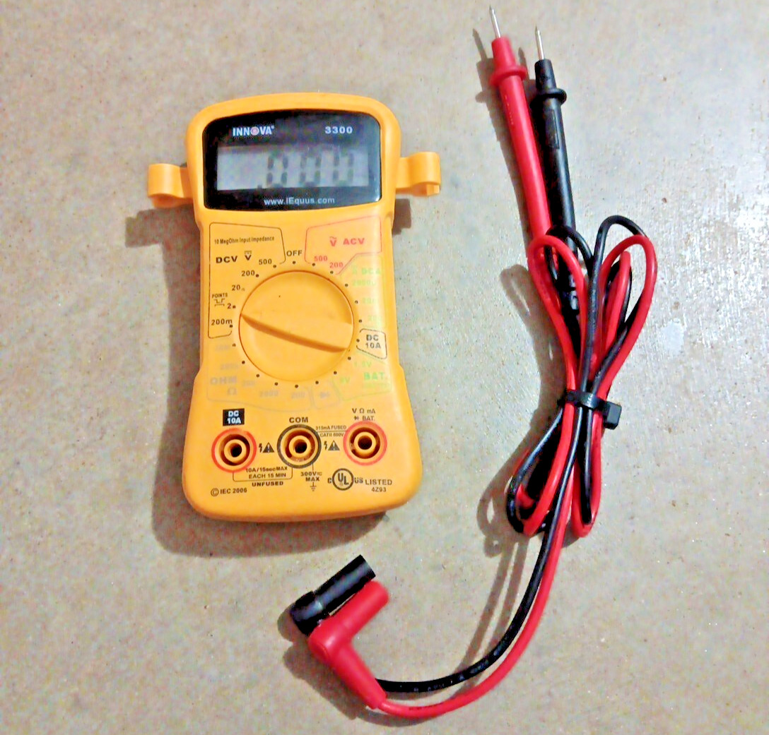 INNOVA 3300 Hands-Free Digital Multimeter – Works Great