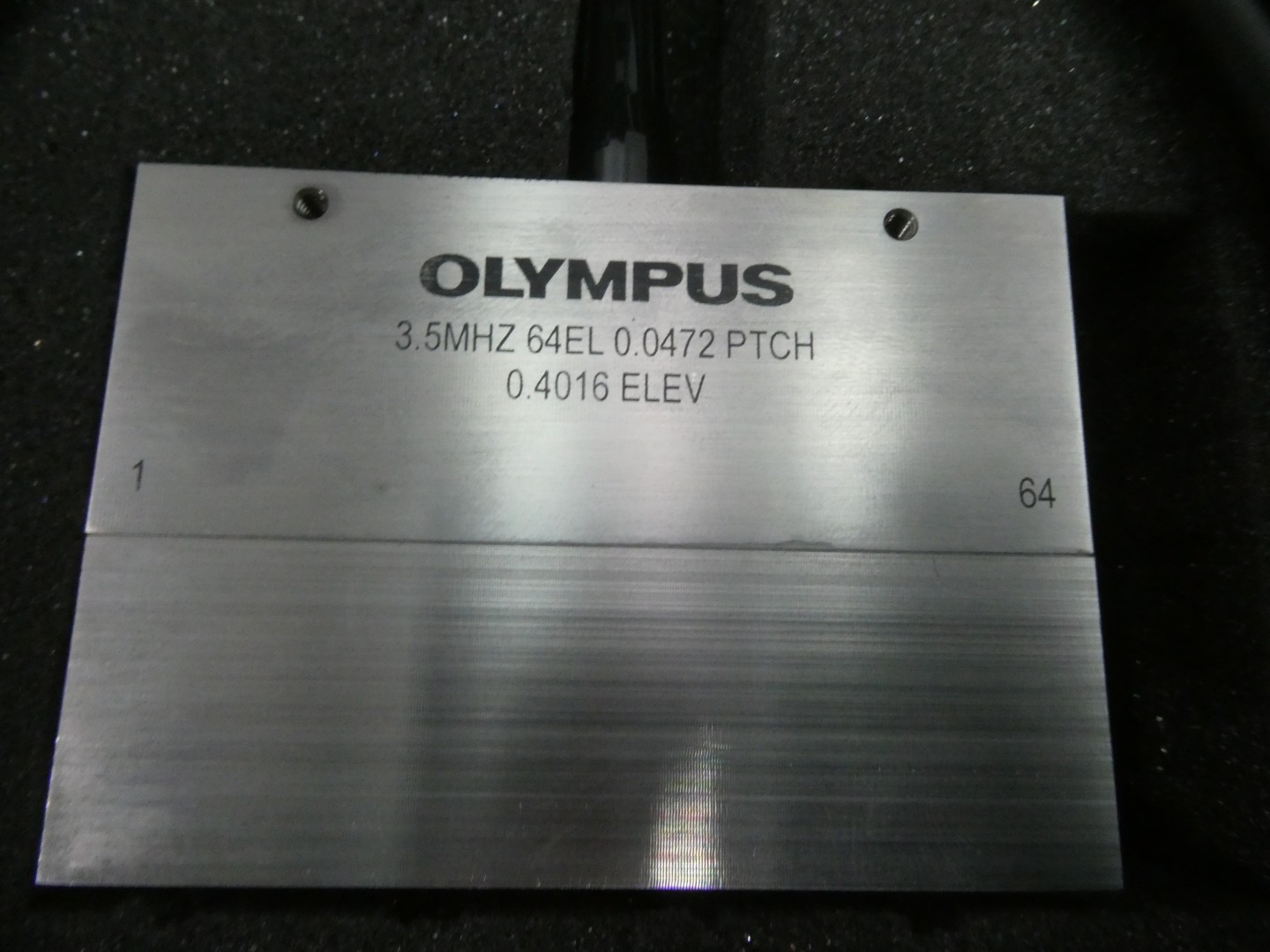 Olympus 3.5L64-76.8X10.2-NWI-P-6-OM-WD25.4 Linear Array Probe