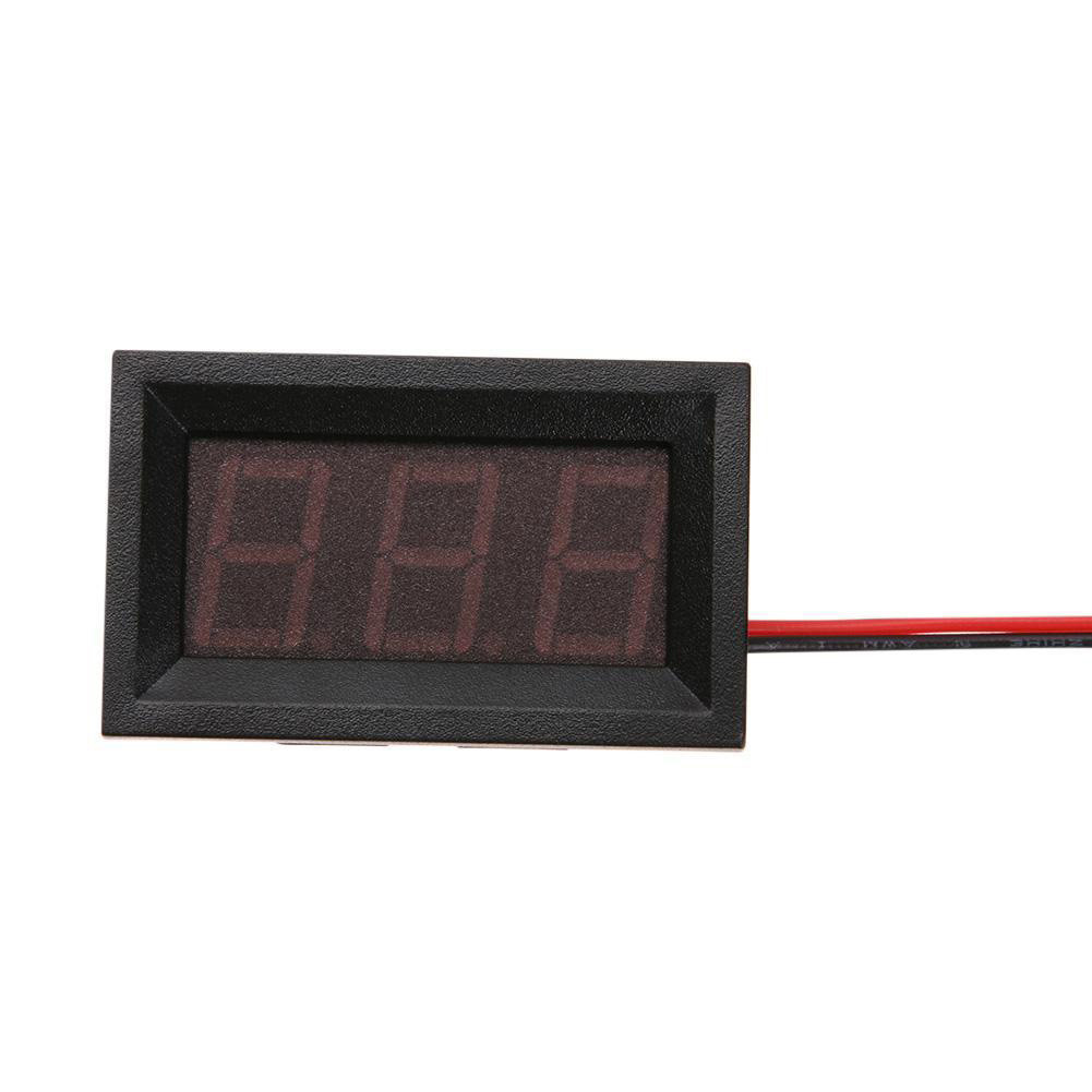 4.5-30V DC Two-Wire 0.56″ Red Green Blue Panel Mount Digital Voltage Voltmeter