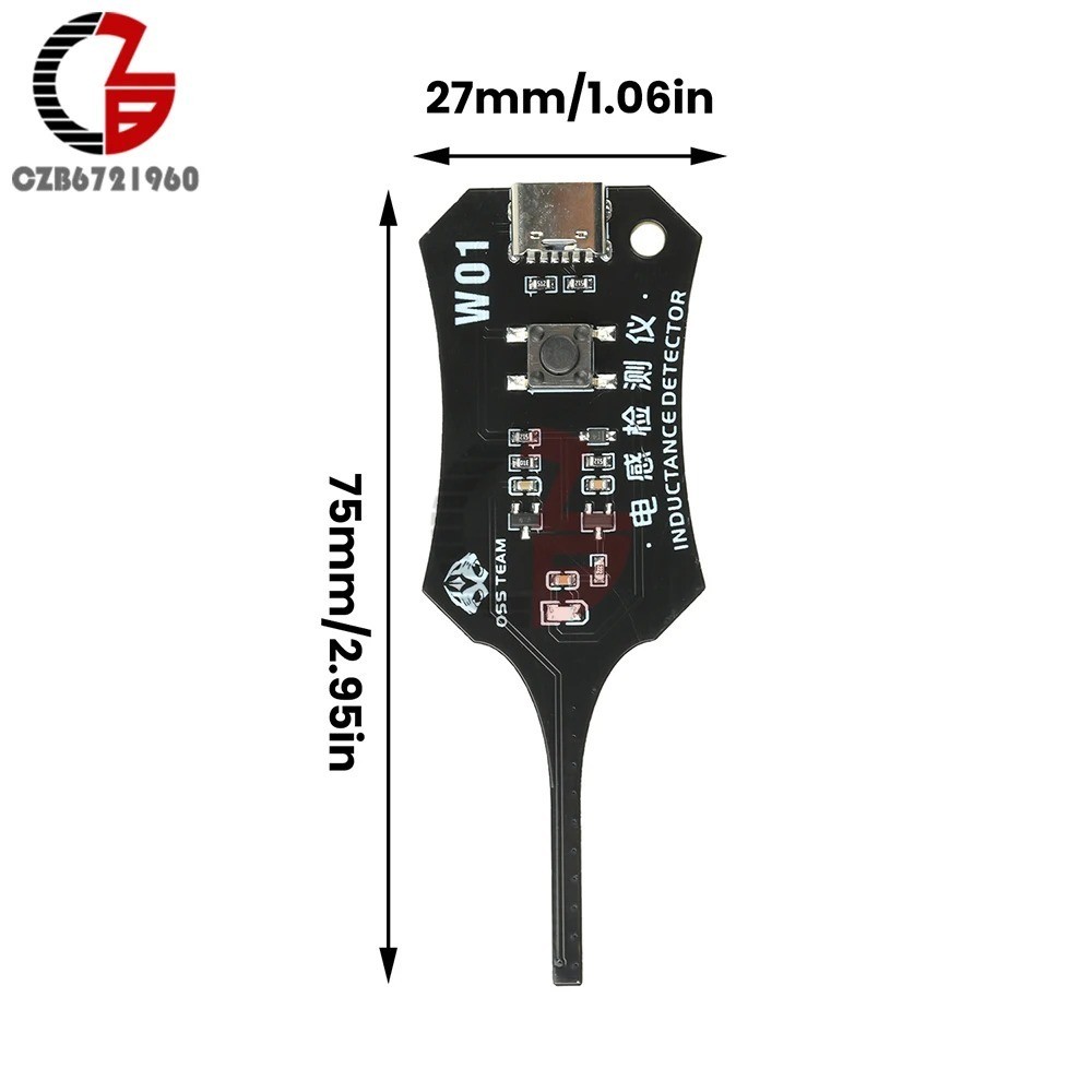 Universal Inductance Tester W01 Inductor Detectors With Compactly Construction