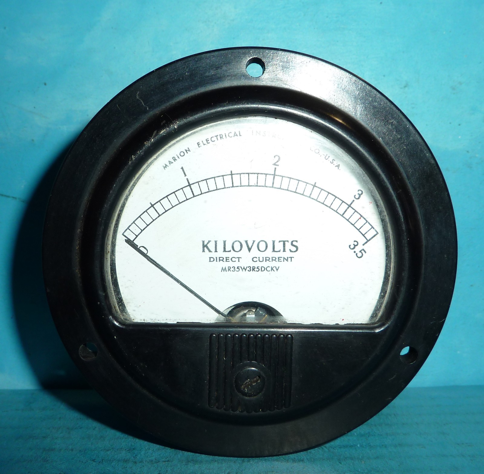 Marion DC Kilovolts Panel Meter 0-3.5kV 3 1/2in